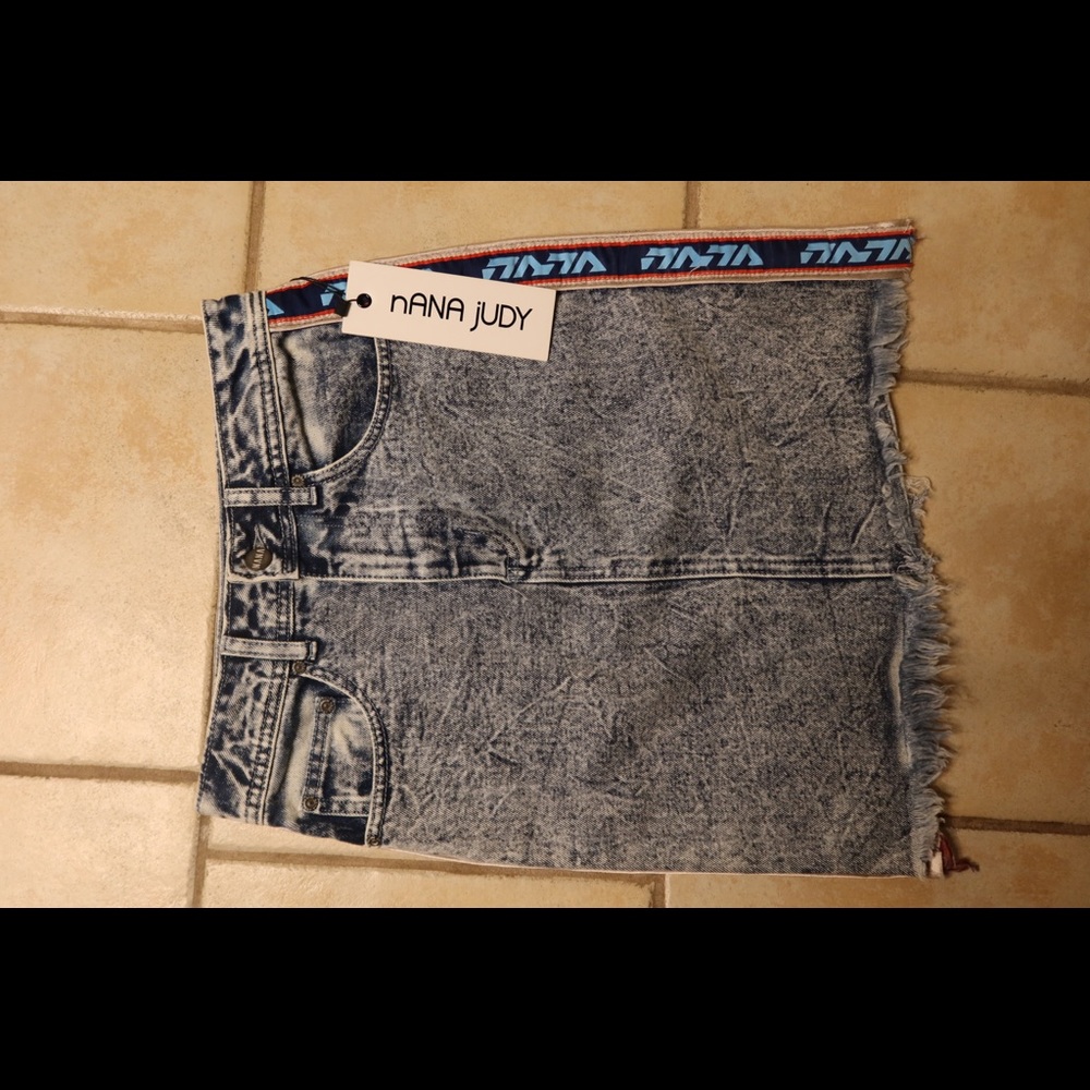 Nana Judy - Acid Washed Skirt